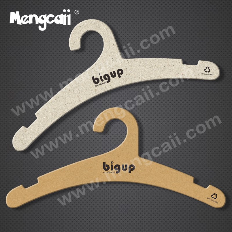 Manufacturers customized paper hangers environmental protection cardboard hangers pet hangers biodegradable clothing printed paper hangers