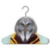 Mengcaii animal head paper hangers are high quality, sustainable, eco-friendly, fully recyclable and biodegradable fashion hangers made from high pressure composite fiber paperboard.
