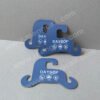 The eco-friendly and renewable paper shoe hooks commissioned by the DAYSOF brand are recyclable, completely degradable, and double-sided with spot color printing. They are suitable for displaying flip-flops and flip-flops.