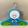 Mengcaii cartoon character paper hangers are high-quality, sustainable, environmentally friendly, fully recyclable and biodegradable fashion hangers made of high-pressure composite fiber cardboard.