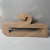Shower curtain eco-friendly paper hooks biodegradable curtain paper hanger supermarket tablecloth cardboard hooks