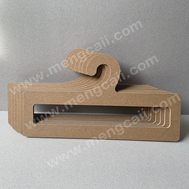 Shower curtain cardboard hangers made of renewable Fsc kraft paper, recyclable, fully biodegradable, eco-friendly, for display of scarves, blankets, tablecloths