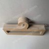 Shower curtain eco-friendly paper hooks biodegradable curtain paper hanger supermarket tablecloth cardboard hooks