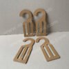 Mengcaii paper hooks are high-quality, sustainable, eco-friendly, fully recyclable and biodegradable fashion hooks made from high-pressure composite fiber cardboard.