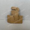 Slipper paper hooks made of FSC renewable kraft cardboard, recyclable and completely biodegradable, used for displaying slippers and flip-flops