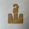 Slipper paper hooks made of FSC renewable kraft cardboard, recyclable and completely biodegradable, used for displaying slippers and flip-flops