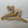 The cartoon Mickey Mouse-shaped cardboard hangers customized from FSC renewable cardboard are recyclable and completely biodegradable, and are suitable for displaying children's clothing and personalized clothes.