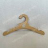 Kraft children's clothing cardboard hangers commissioned by the littlest brand, renewable and biodegradable, suitable for displaying children's and baby clothing sizes