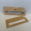 Towel hooks made of FSC renewable kraft paperboard, recyclable and biodegradable, used for display and hanging of sports towels, scarves, silk scarves, tablecloths and shower curtains