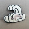A flip-flop hook with the NEXT brand printed on it, made of cute colorful paper products and high-hardness recycled cardboard. It has a load-bearing capacity of about 4KG. It is biodegradable and recyclable after use, and is eco-friendly.