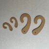 Hat paper hooks made of FSC environmentally friendly renewable kraft cardboard are recyclable and biodegradable. They are used for small-sized hooks such as sock hooks and packaging hooks. The load-bearing capacity is about 2KG.