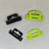 The paper hooks on the packaging boxes developed and produced by Mengcai are made of paper pulp molds. The color of the pulp can be customized, black or green, etc. The hooks used on various small packaging boxes replace the original plastic hooks. The material of the hooks is recyclable and biodegradable, reflecting the brand's social responsibility for environmental protection.
