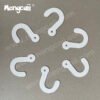 Cardboard question mark hook, FSC kraft paper fabric hook, available in white and kraft paper colors, made of renewable and degradable paper materials