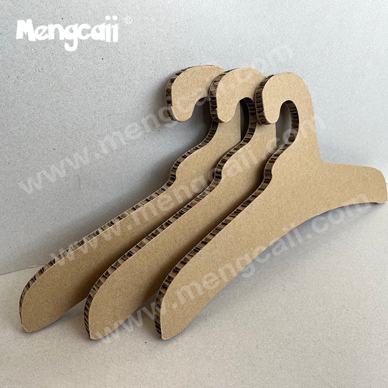 10mm cardboard hangers eco-friendly degradable clothing paper hanger suit paper hangers