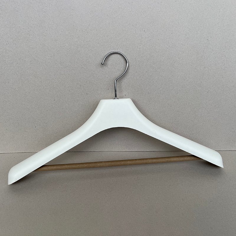 Plastic hangers pose a threat to the environment and we should switch to sustainable paper hangers.